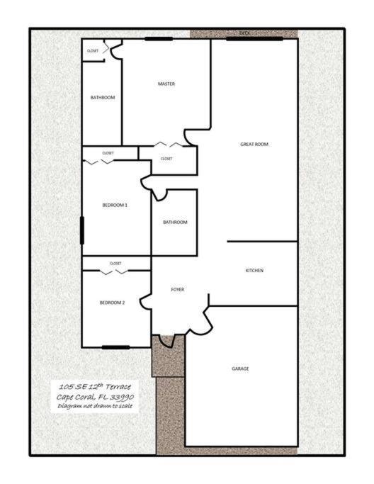 Debbie'S 3-Bedroom Apartment In A Duplex 케이프코럴 외부 사진